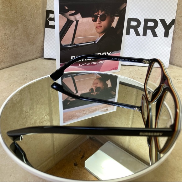 New Burberry Check Multilayer Black Eyeglasses/Sun BE4286. No case - Picture 4 of 9